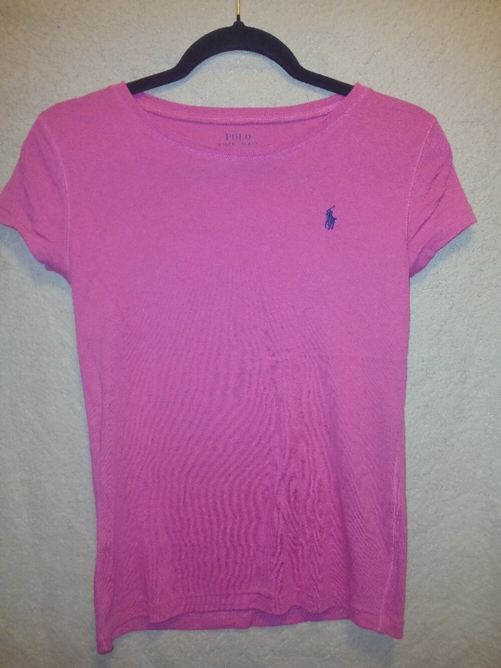 Pink polo shirt